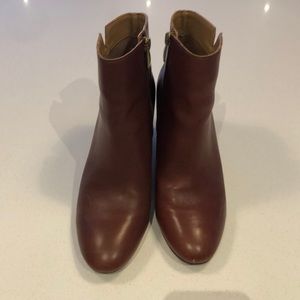Franco Sarto brown leather boots like new!